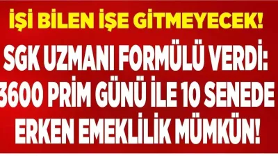 Prim Günü Eksik Olanlara Müjde: SGK’da 3600 Günle Emeklilik Hakkı Sürüyor - Ekonomi Haberleri